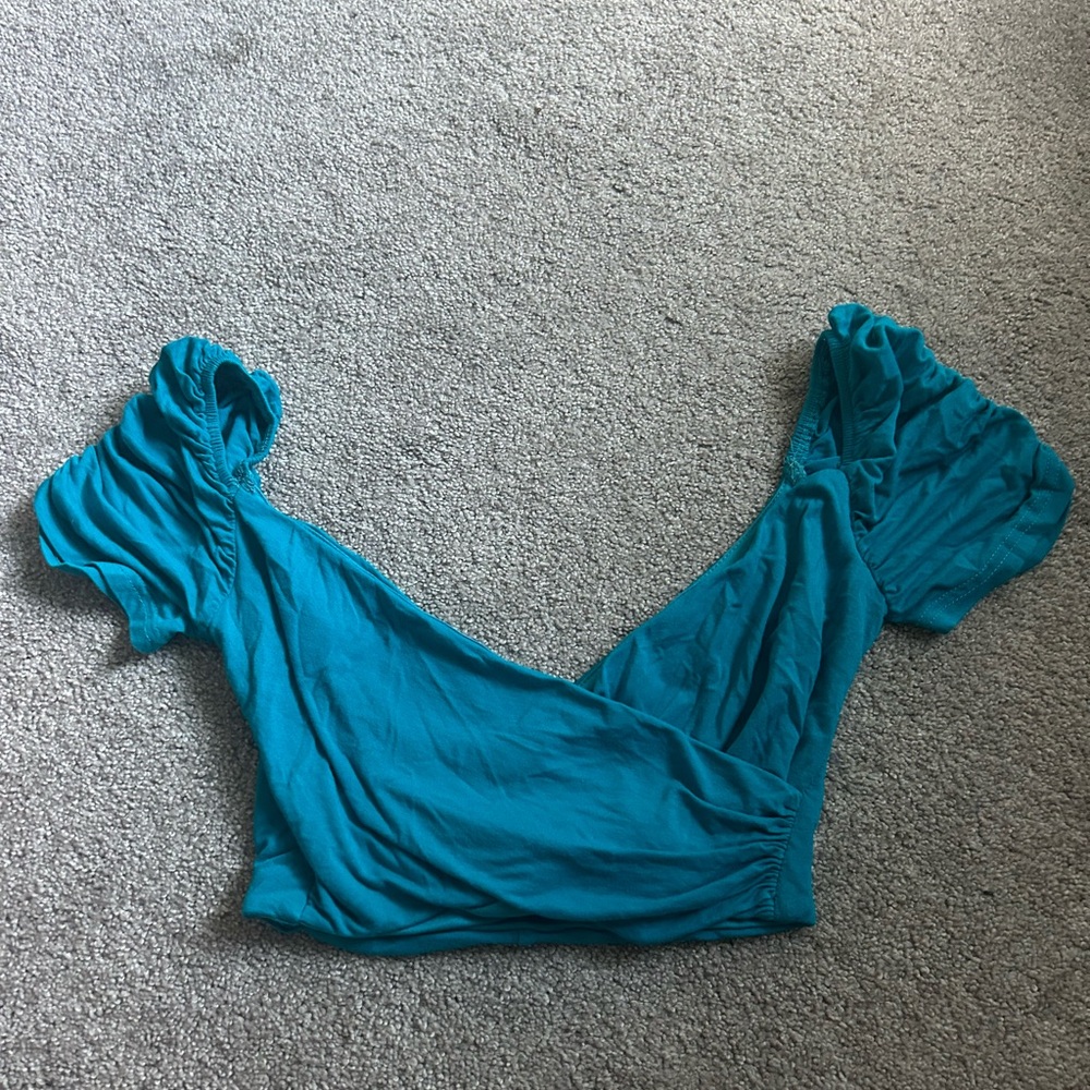 Teal Superdown Top